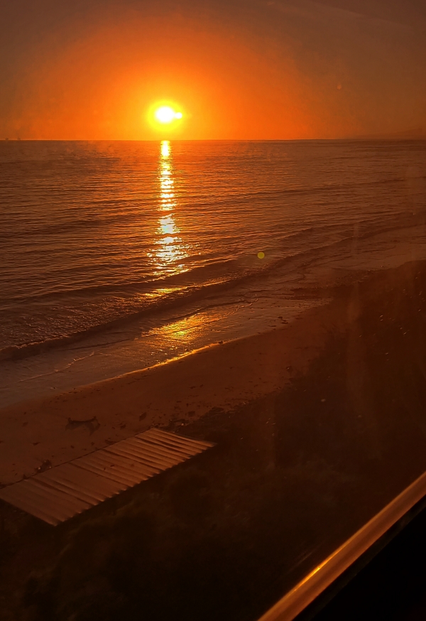 Photo of Sunset from Train
