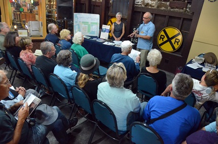 Presentation at the Railroad Museum