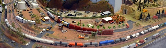 portion of an n-scale layout